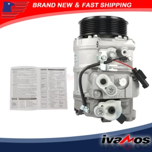 Compresor de aire acondicionado para Mercedes-Benz E500 C230 E320 Porsche Cayman 01-14 0002304511 - Imagen 1 de 11