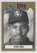 1994 Miller Brewing Milwaukee Brewers 25 Year Commemorative Juan Bell