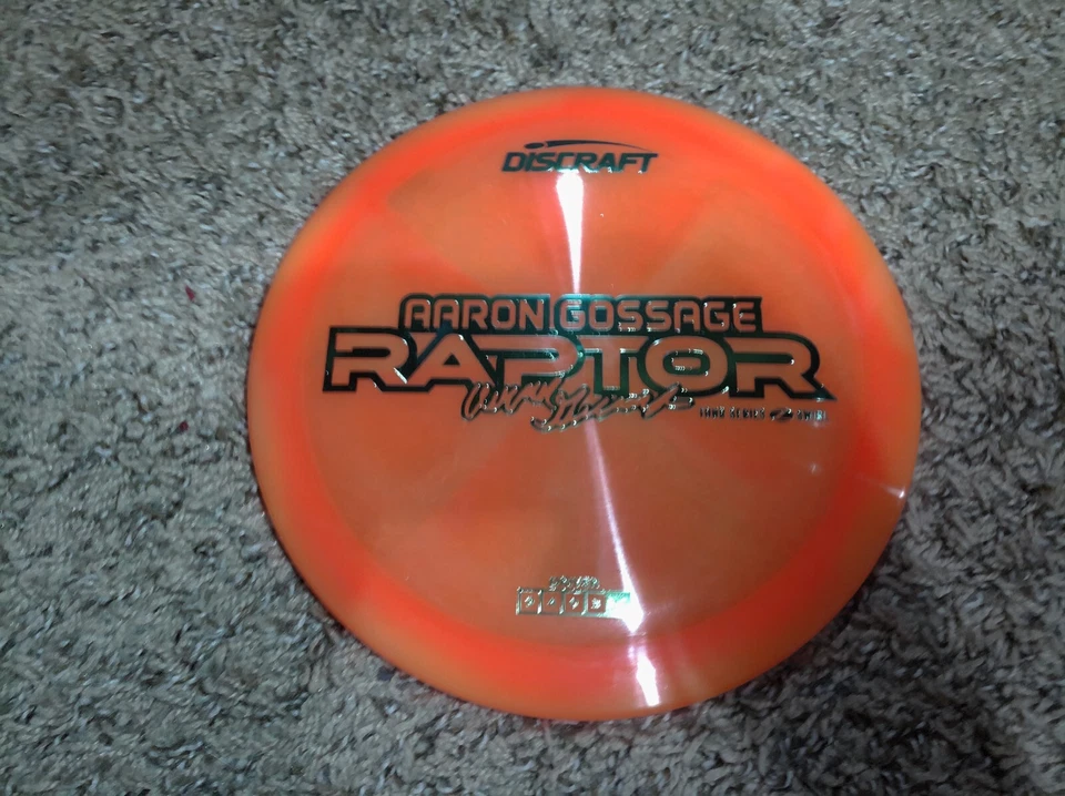 NEW Discraft Disc Golf Z Swirl Raptor Aaron Gossage **Choose Weight/Color** - Image 1 of 1