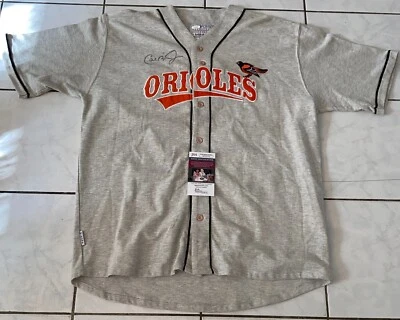 Cal Ripken Jr Signed Autographed Baltimore Orioles Jersey JSA N1 - Image 1 of 2