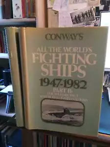 Conway's All the World's Fighting Ships 1947-82 2 Parts 1983 Very Good 1st HB - Imagen 1 de 1