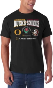 47 Brand Oregon Ducks v Floria State Seminoles 2015 Rose Bowl T-Shirt - New! - Picture 1 of 2