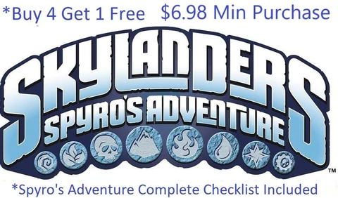 *Buy 4=1Free Skylanders Spyros Adventure Complete UR Set w ✓List *$6.98Minimum👾 Cover