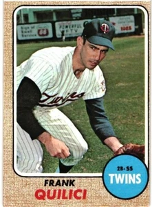 1968 Topps HIGH # 557 - FRANK QUILICI - MINNESOTA TWINS - Picture 1 of 2