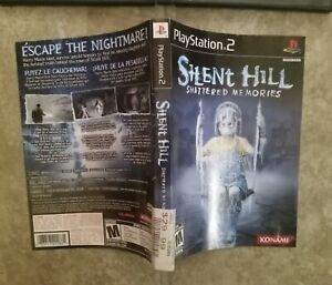 Silent Hill: Shattered Memories PS2 Case, Artwork Only sticker on artwork