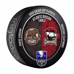 Disco de hockey de duelo de playoffs de la Copa Calder 2025 Hershey Bears vs Charlotte Checkers - Imagen 1 de 1