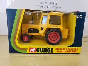 Corgi Massey-Ferguson Tractor MF50B On the Land Die-Cast Model with Safety Cab - Picture 1 of 12