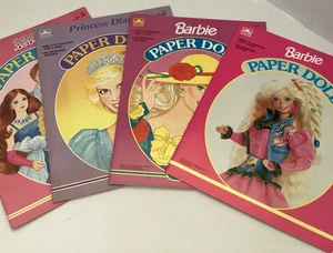 Lot BARBIE PAPER DOLL BOOK © Mattel 1987-1992 – A Golden Book - Picture 1 of 9