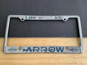 Arrow Chevrolet License Plate Frame vintage Los Angeles California Dealership - Picture 1 of 3