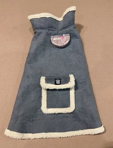 Petrageous Sz Large Vest For Pet With Fleece Inside With Pocket Gray 15.9-29.Kg - Picture 1 of 7