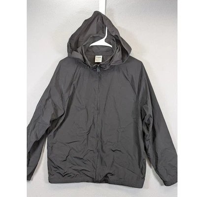 Chaqueta cortavientos ligera con capucha ROSA Victoria's Secret negra L XL Foto 1 de 4