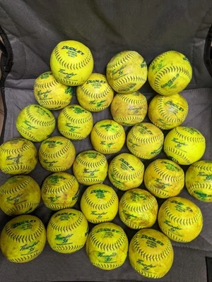 Bolas de Softbol Lanzamiento Lento 12" Dudley Thunder SY Clásicas M USSSA - Lote de 27 Bolas Foto 1 de 2