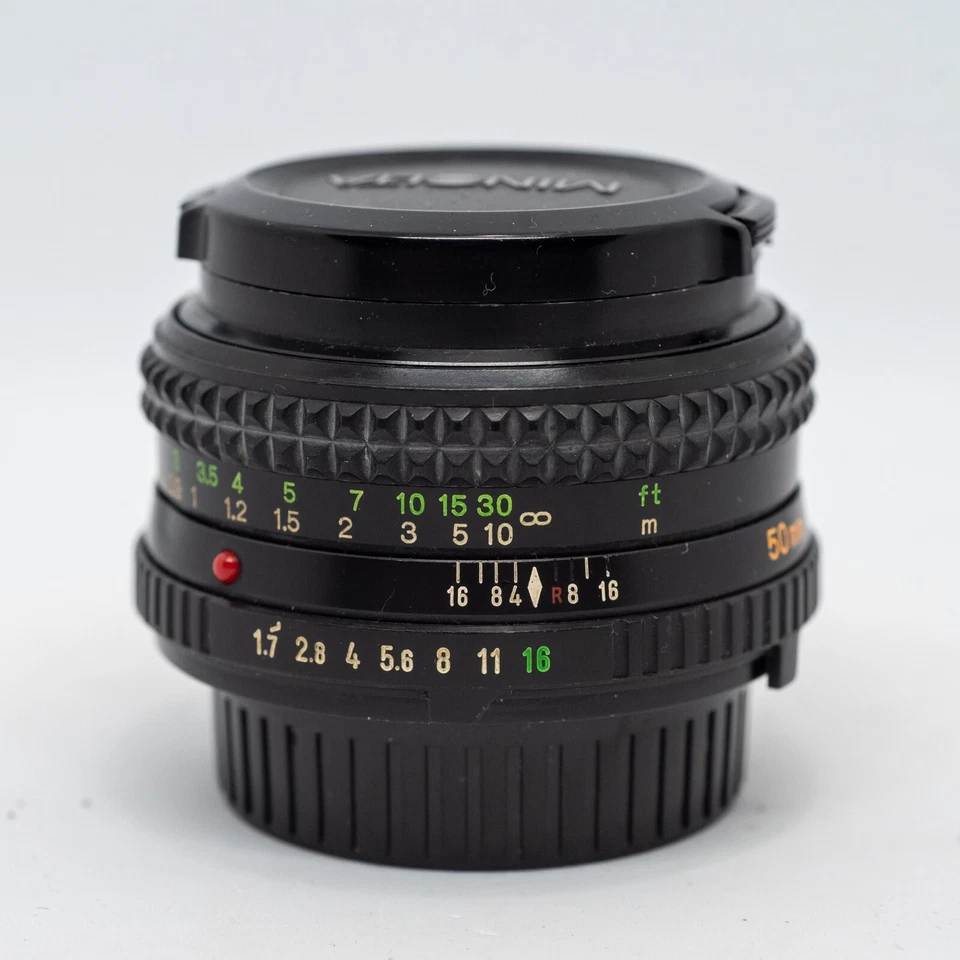 Obejctif Fixe Standard MINOLTA MD Rokkor 50mm F/1,7 (pour Sony ALPHA/E - LIRE!!) - Photo 1/4