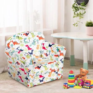 Kids Single Sofa Toddler Children Upholstered Armrest Chair Playroom Furniture - Picture 1 of 6