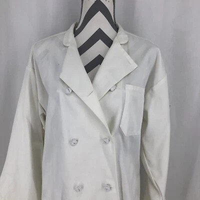 Uncommon Threads Working Wear Soft Knot Button Chef Coat Cook Jacket Unisex Med - Image 1 of 4