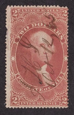 *KAPPYSTAMPS ID#3120 USA  REVENUE R83c 2.00 PROBATE OF WILL CATS 90.00 - Image 1 of 2