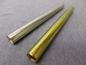 Ford Kent Dipstick Tube for FRONT Timing Chain Cover - choice of 2 Zinc finishes - Picture 1 of 9
