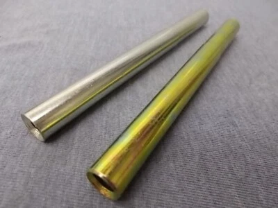 Ford Kent Dipstick Tube for FRONT Timing Chain Cover - choice of 2 Zinc finishes - Image 1 of 4