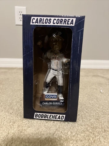NEW Carlos Correa Houston Astros SGA “Throwing” Bobblehead NIB Cover