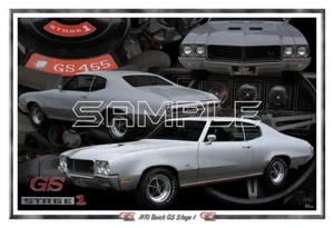 Impresión de póster Buick GS 455 1970 etapa 1 - Imagen 1 de 1