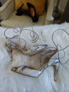 Giani Bini Women's Sz 8.5 Gladiator Heeled Lace Up New - Picture 1 of 4