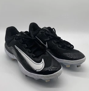 Botines de béisbol Nike Alpha Huarache Elite 4 para hombre talla 12 negros blancos DJ6521-001 - Imagen 1 de 6
