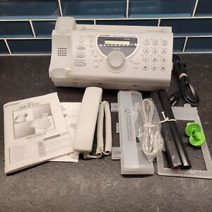 Sharp Ux-P115 Plain Paper Fax Machine Phone Copier Facsimile New Complete No Box