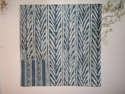 Ralph Lauren Outdoor, Chileno Herringbone, Remnant, 27" W X 27" L, Color Indigo - Image 1 of 2