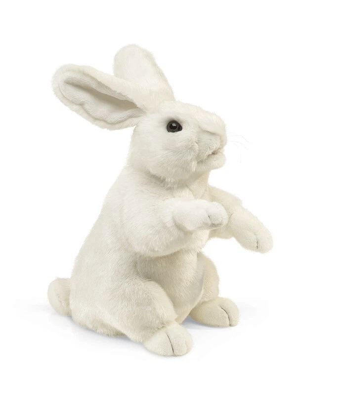 Folkmanis Hand Puppet White Rabbit Standing 2868