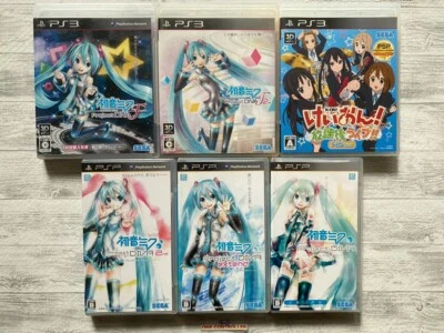SONY PS3 & PSP Hatsune Miku Project DIVA F F2 Extend & K-On! Houkago Live Japan - Image 1 of 4