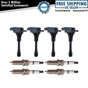Ignition Coil & Iridium Spark Plug Kit Set for Nissan Infiniti New - Picture 1 of 9