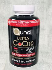 Qunol Ultra CoQ10 Supplement w/3x Better Absorption 150 Softgels,  Exp. 02/26