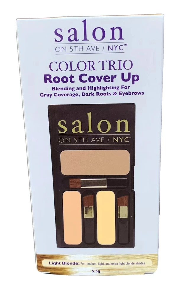 Salon on 5th Ave NYC light blond root cover up color trio powder Foto 1 de 4