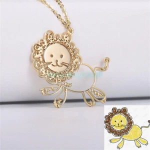 Personalized Custom Picture Children's Graffiti Painting Necklace DIY GIFT AUS - Picture 1 of 19