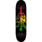 Powell Peralta Skateboard Deck Skull and Sword Fade Rasta 9.0" x 32.95"