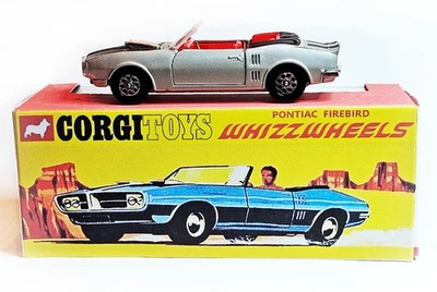 Corgi Toys Whizzwheels Nr. 343 Pontiac Firebird + Repro-Fensterbox - Bild 1 von 4