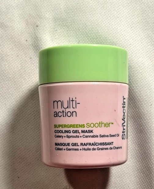 StriVectin Supergreens Soother Cooling Gel Mask – 1.7 oz / 50mL – Calming & Hydr Foto 1 de 1