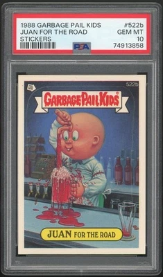 Topps Garbage Pail Kids 13th Series #522b Juan For The Road PSA 10 GEM MINT Os13 - Image 1 of 2