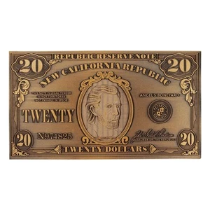 Fanattik Fallout New Vegas New California Republic $20 Bill Limited Edition - Imagen 1 de 2