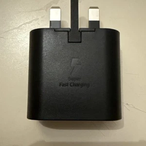 Samsung Orignal EP-TA800 USB-C 25W Charger - UK - Black- EP-TA800UBE (Loose) - Picture 1 of 5