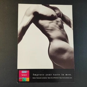 Postal publicitaria vintage de promoción Durex c2000 - Imagen 1 de 2