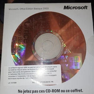 Microsoft Office Basic 2003 ( CD et licence ) - Photo 1/1