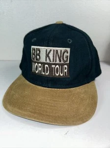 Vintage BB King Official World Tour Wool Snapback Suede Brim - Picture 1 of 6