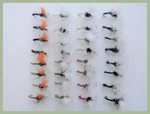 Dry Trout Flies 32 Mixed Klinkhammer Mixed Pack 12 to 16 Fishing Flies - Picture 1 of 8