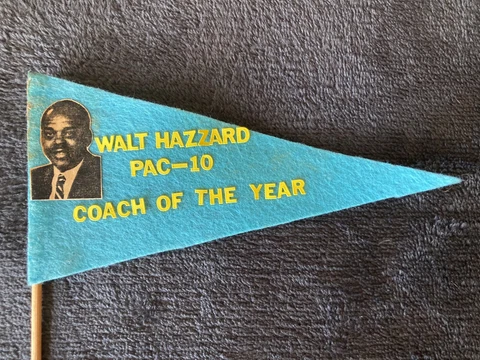 BANNER UCLA Bruins Basketball Walt Hazzard Pac 10 Coach Of The Year Mini Sized Cover