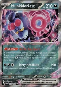 Pokémon TCG Munkidori ex 037/064 - Shrouded Fable Double Rare Holo NM - Picture 1 of 1