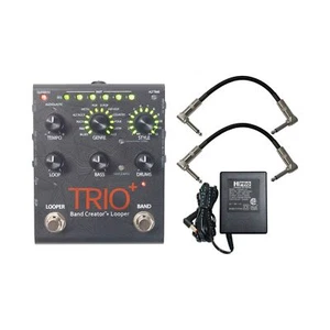 Digitech Trio+ Band Creator + Looper w/ Patch Cables and Power Supply Gray - Picture 1 of 8