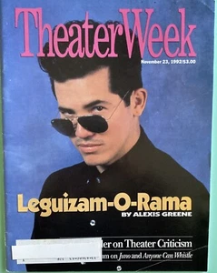 Revista John Leguizamo Spic-O-Rama Theater Week 23 de noviembre de 1992 etiqueta adjunta - Imagen 1 de 5