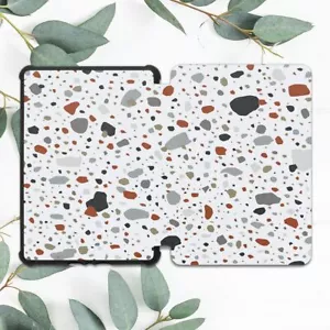 Terrazzo Marble Stonw Dots Case For All-new Kindle 10th Gen Kindle Paperwhite - Picture 1 of 3