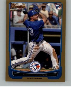 2012 Bowman Brett Lawrie 191 多伦多蓝鸟金色 — 第 1/2 张图片